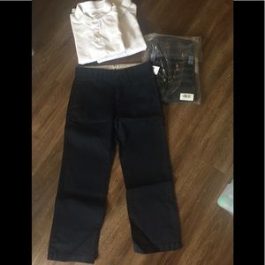 Two Gap Pants & Two Old Navy Polo Shirts